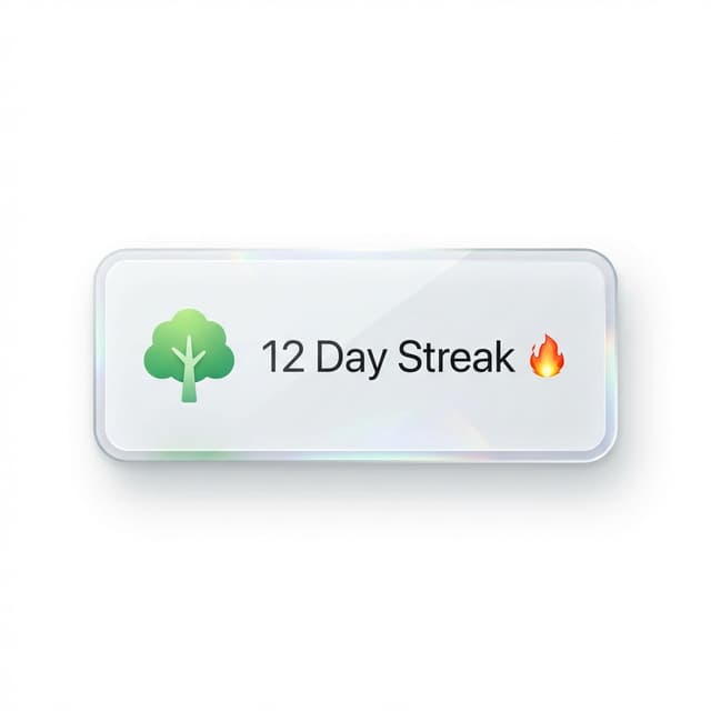 Focus Streak Card